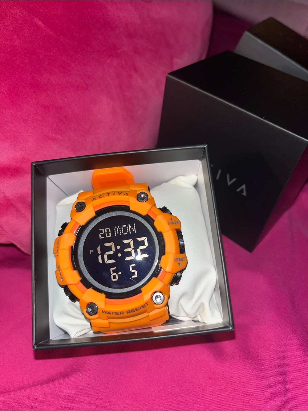 Activa Orange Digital Sport Watch for Men